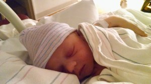 Being born is hard work and deserves a nap.