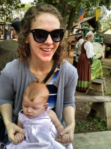 Musical entertainment after a failed attempt to nurse Ada at the festival. 