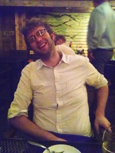 Living it up on what will likely be the last good patio night of the season for us. 